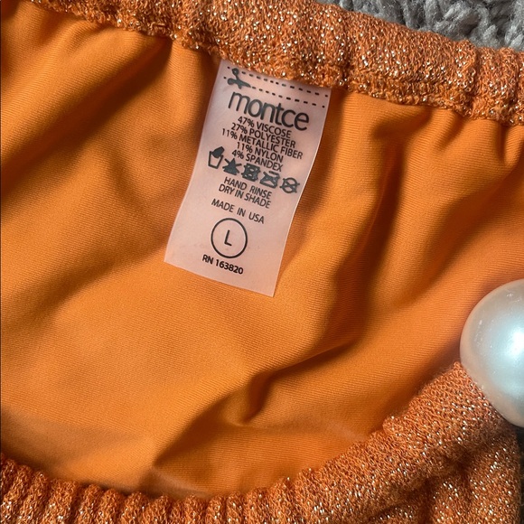Montce Glittering Orange Swimwear - Picture 2 of 3